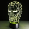 Iron Man 3d Led Lamp