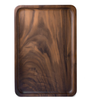 Exquisite black walnut tray, oblong Western food cake, coffee, tea, high grade dinner plate