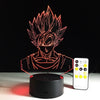 Seven dragon ball colorful 3D lamp light including remote control & night light vision