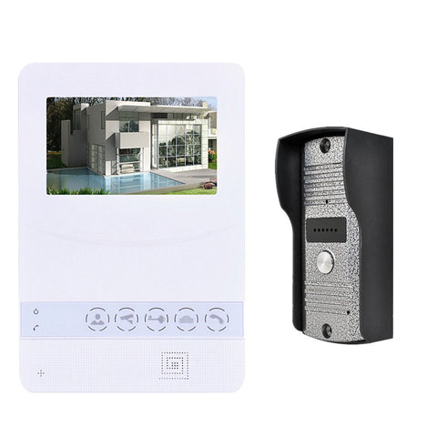 Color Video Door bell with Intercom Monitor Kit IR Night Vision