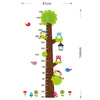 Removable DIY PVC Cartoon Kids Height Measure Ruler Nursery Growth Chart Wall Stickers Murals Home Walls Decor