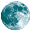12cm Full Moon Night Light Fluorescent Moon Wall Stickers Glow In The Dark Lunar Effect Wallpaper Luminous Decal For Home Decoration Kids Room