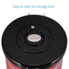 Large Airtight Stainless Steel Vacuum Sealed Coffee Canister for Ground or Whole Beans