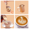 Handheld Milk Frother with Pedestal, Clean Brush, Stainless Steel, Perfect for Cappuccinos, Bulletproof Coffee, Latte