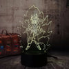 Seven Dragon Ball Son Goku Amroe 3D LED Lamp