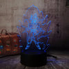 Seven Dragon Ball Son Goku Amroe 3D LED Lamp