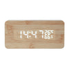 Digital LED Wooden Desk Alarm Clock