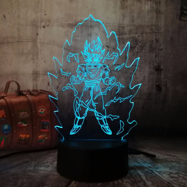 Seven Dragon Ball Son Goku Amroe 3D LED Lamp
