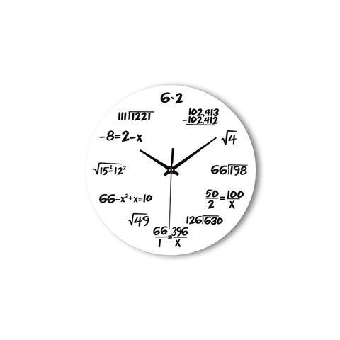 Creative Mathematical Formula Wall Clock For Home Decor, Teacher Gift