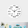 Creative Mathematical Formula Wall Clock For Home Decor, Teacher Gift