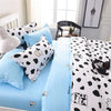 1.2m 2.2m Dairy Cow Pattern 4 Pcs Bedding Sets