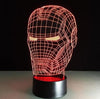 Iron Man 3d Led Lamp