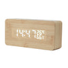 Digital LED Wooden Desk Alarm Clock